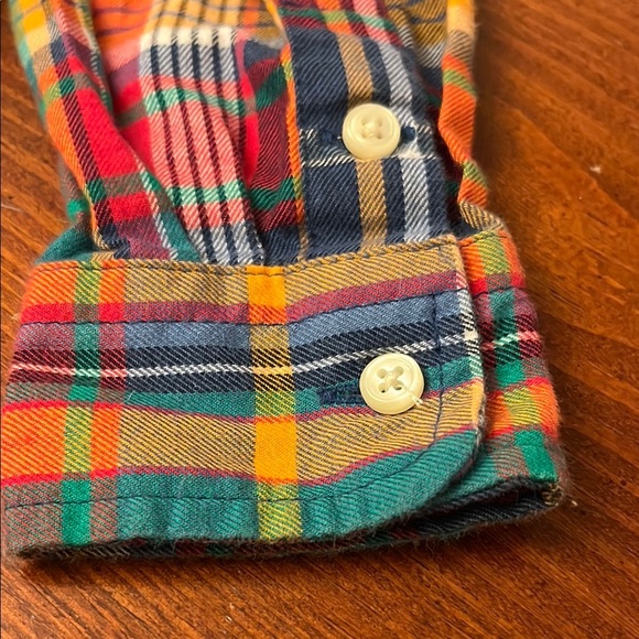 Ralph Lauren Boys Plaid Shirt Button Down Long Sleeve 3/3T - Picture 7 of 7